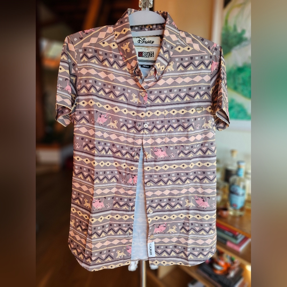 RSVLTS lion king button down